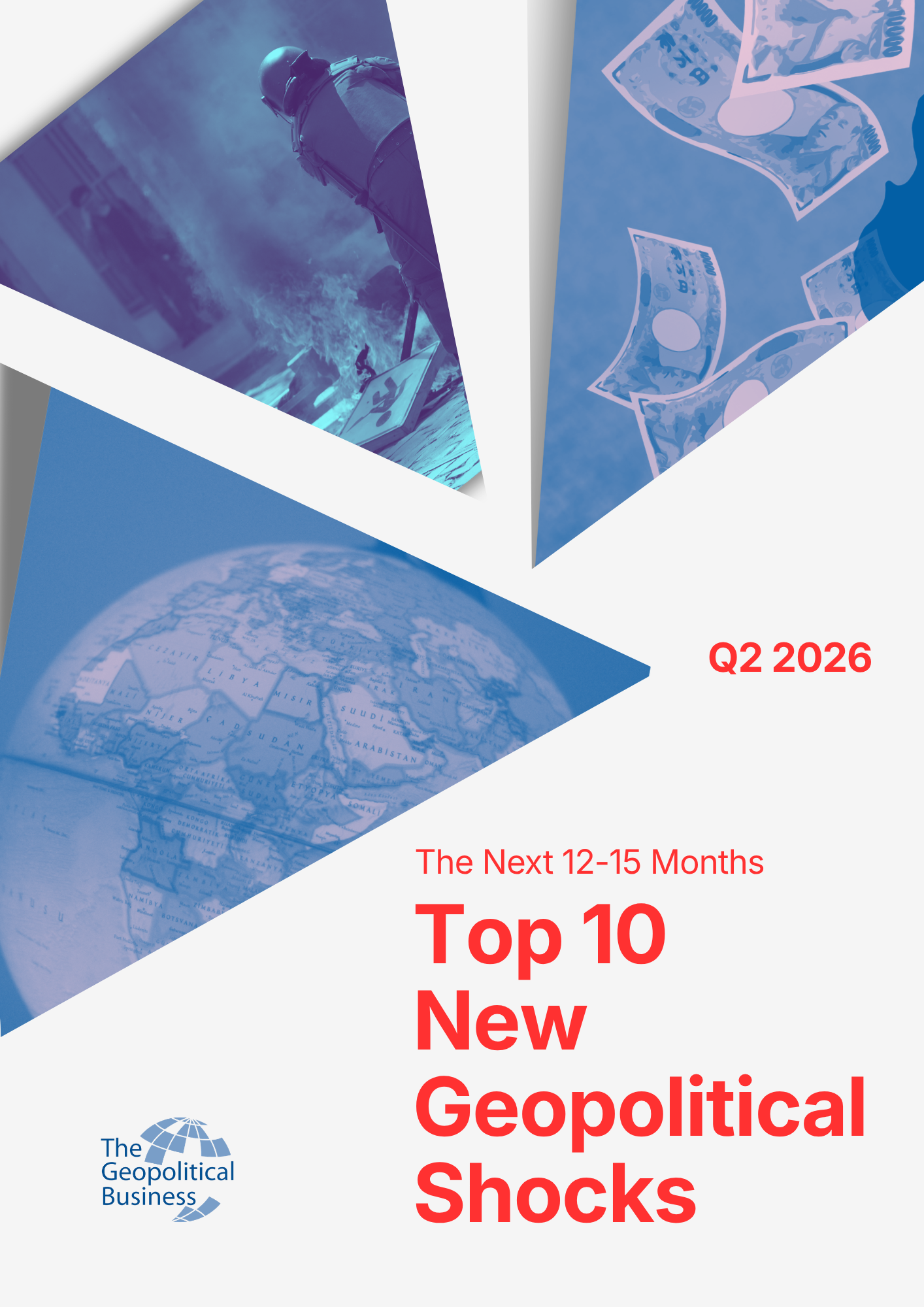Top 10 New Geopolitical Shocks — Q2 2026 report cover